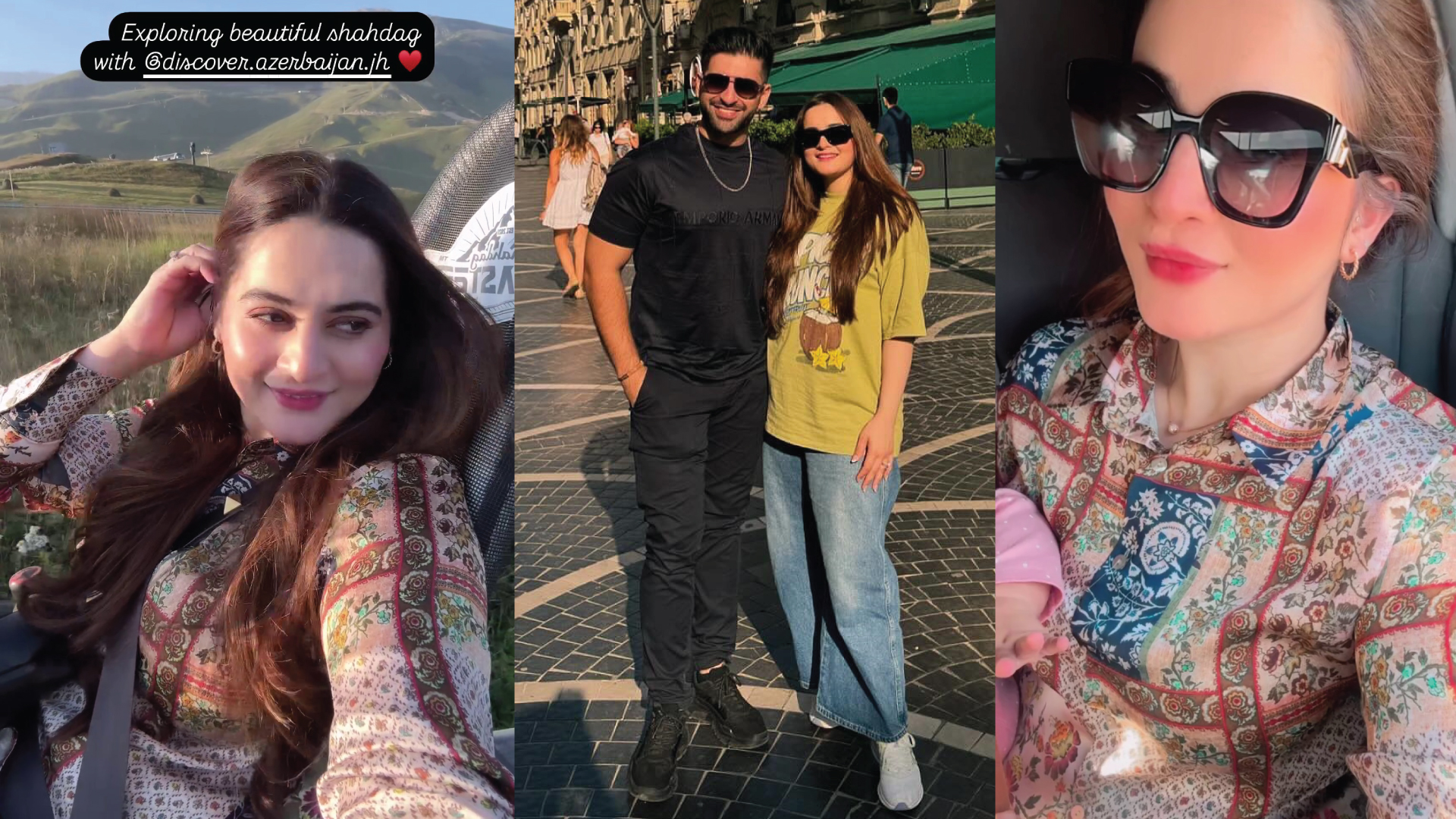 Adorable Pictures & Instagram Reel of Aiman & Muneeb from Baku