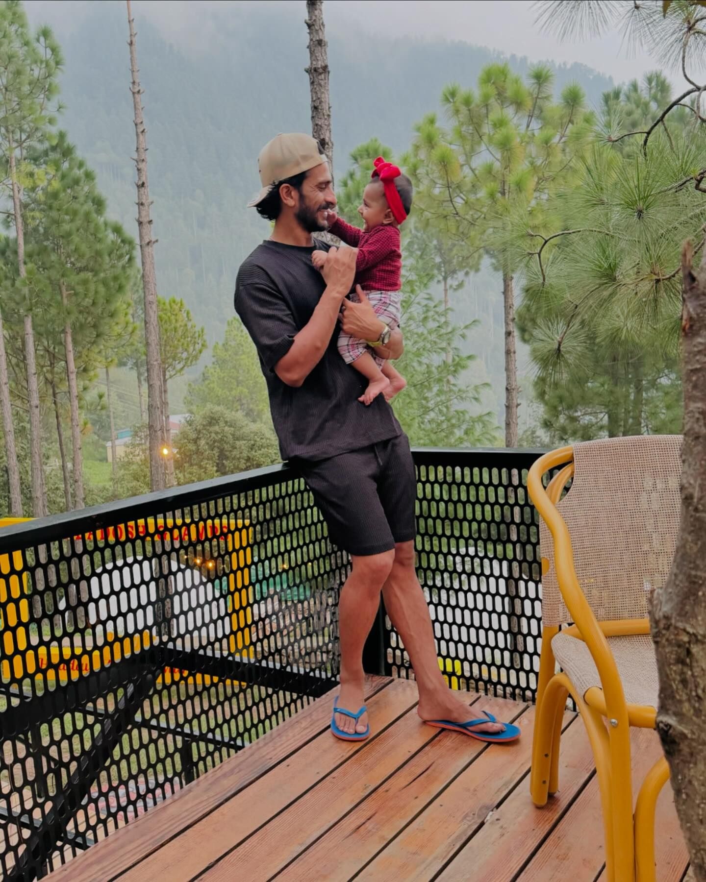 Hassan Ali Spending Time in The Northern Areas with His Family