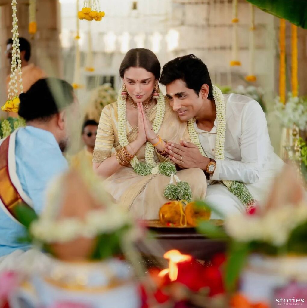Actor Siddharth Marries Heeramandi Actress Aditi Rao Hydari