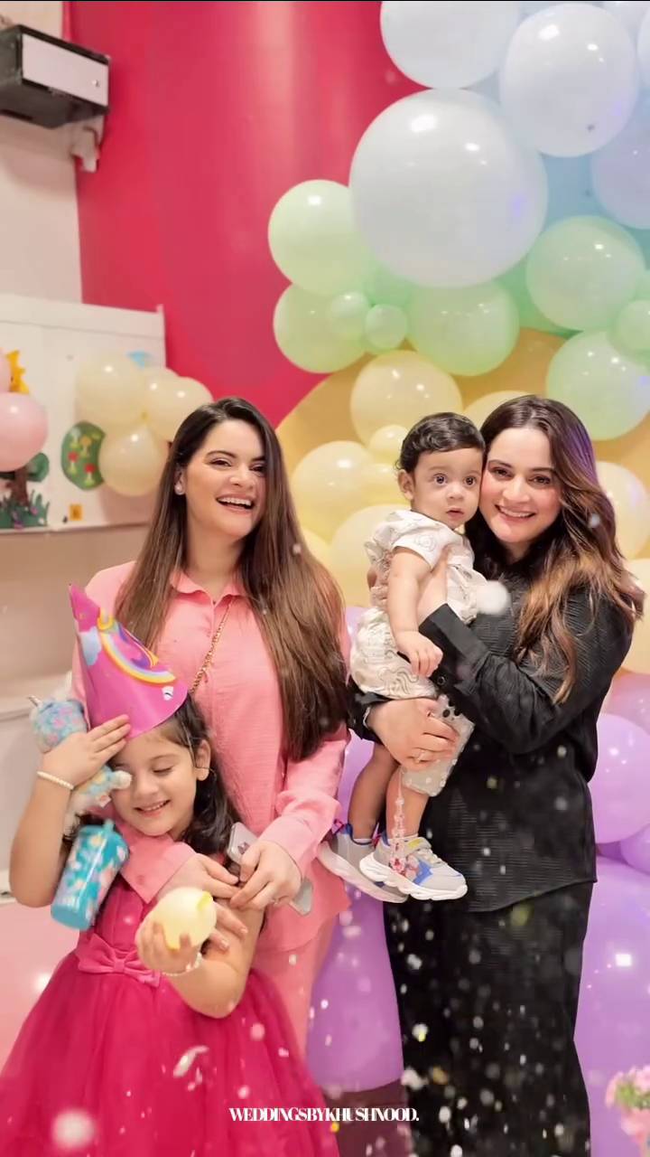 Aiman Khan & Muneeb Butt Celebrate Amal's 5th Birthday – HD Pictures & Videos