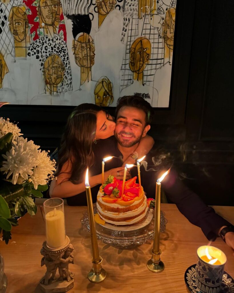Ali Ansari Celebrates His Birthday with Friends & Wife Saboor
