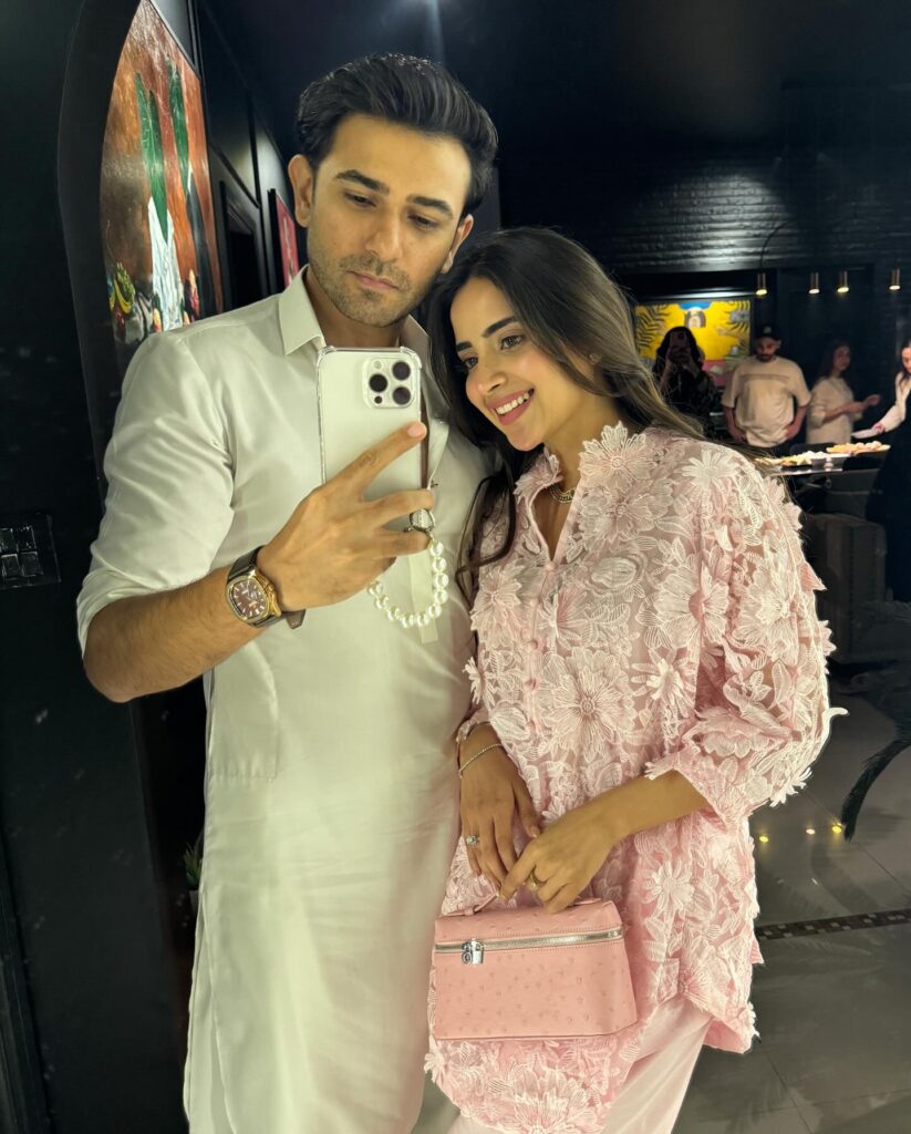 Ali Ansari Celebrates His Birthday with Friends & Wife Saboor