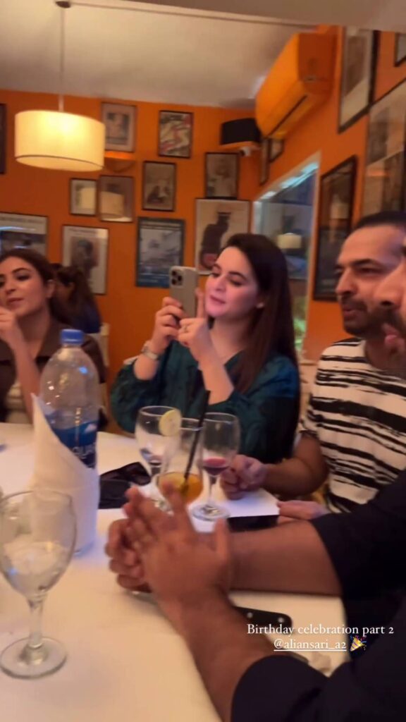 Ali Ansari Celebrates His Birthday with Friends & Wife Saboor