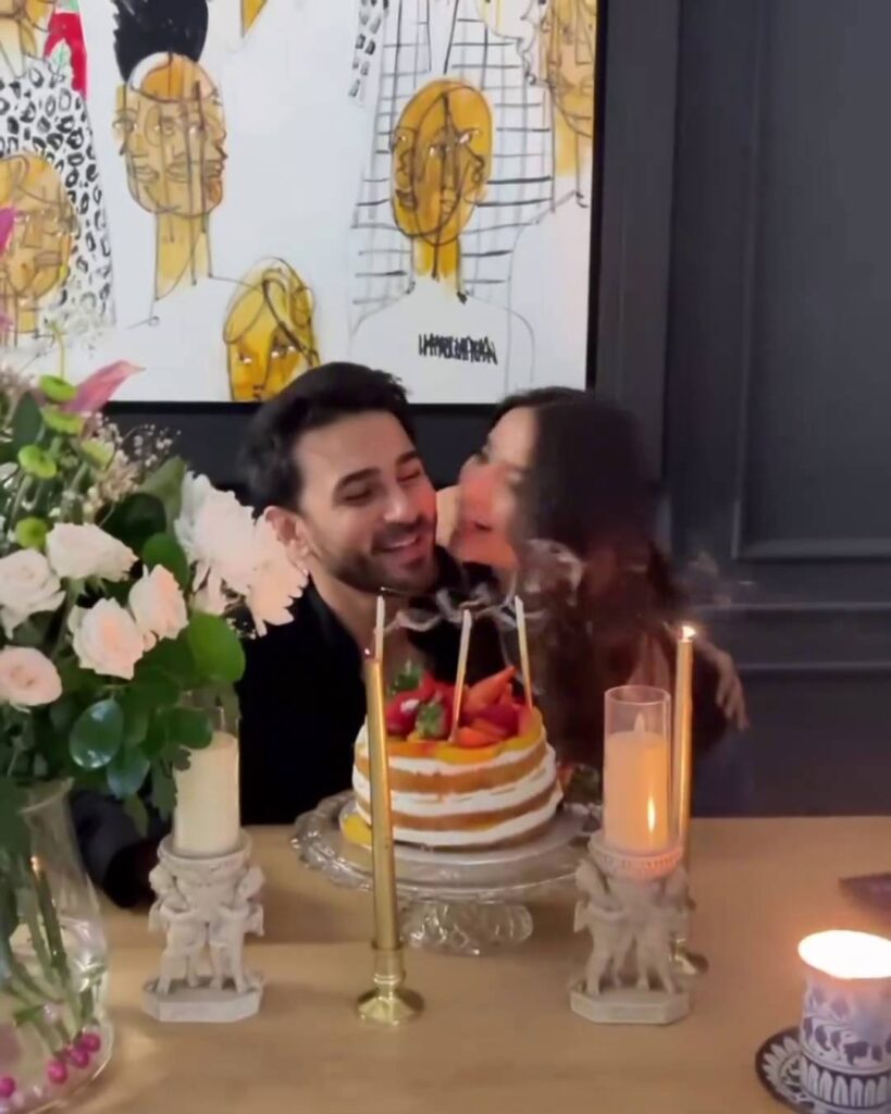Ali Ansari Celebrates His Birthday with Friends & Wife Saboor