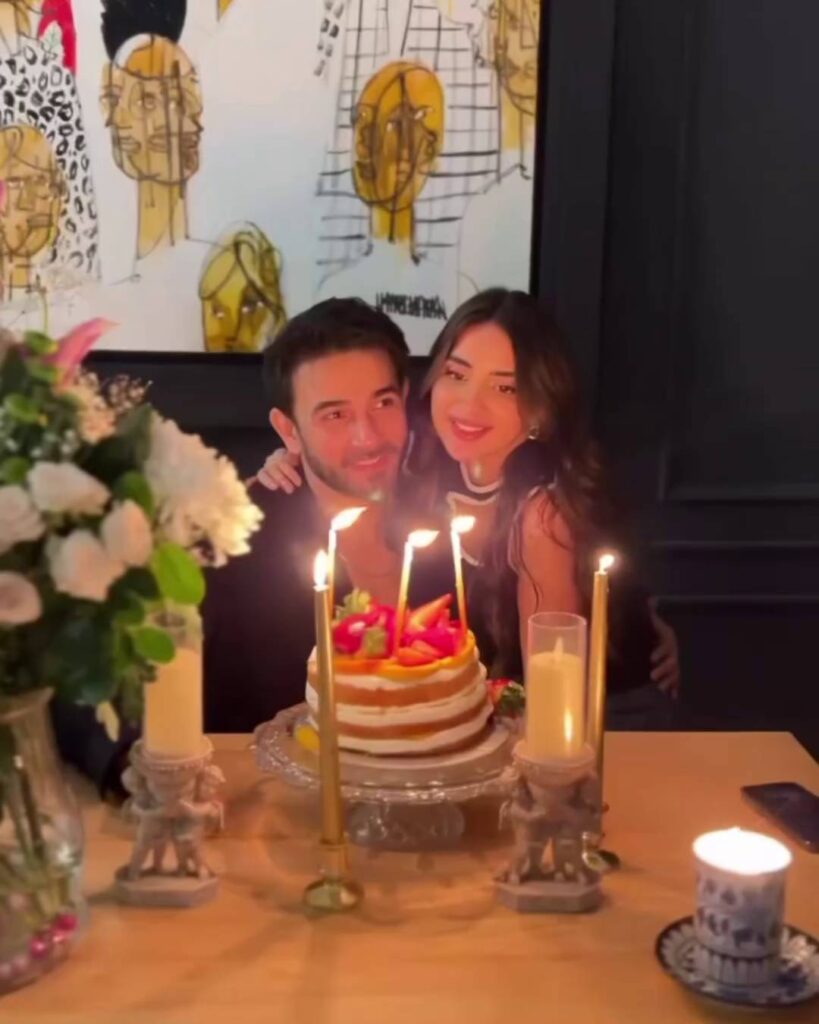 Ali Ansari Celebrates His Birthday with Friends & Wife Saboor