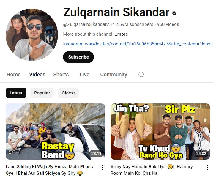 Arshad Reels Overtakes Leading Youtubers from Pakistan
