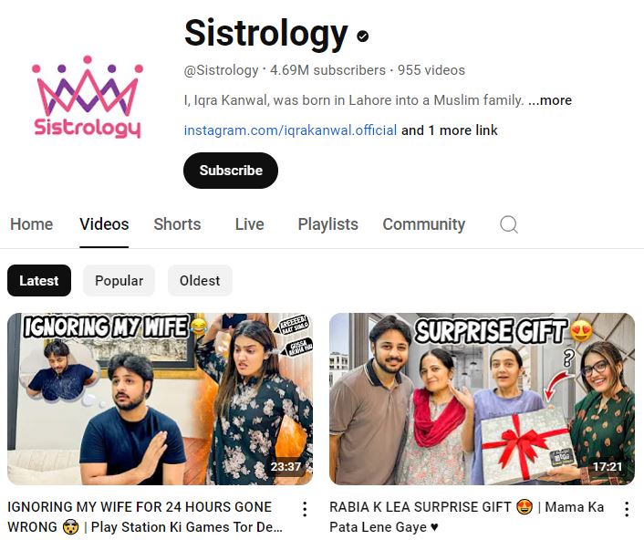 Arshad Reels Overtakes Leading Youtubers from Pakistan