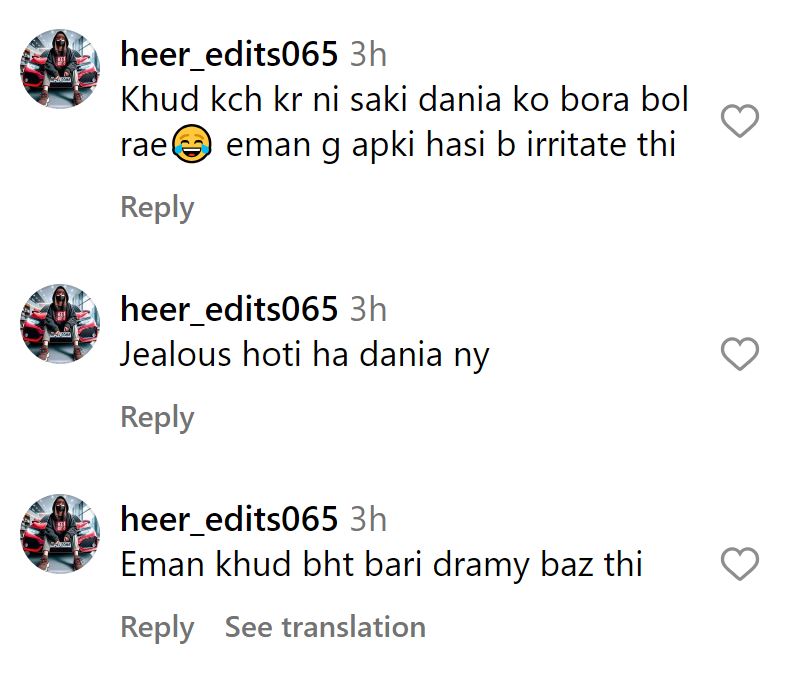 Emaan Fatima, Tamasha Most Recent Elimination, Identifies the Two Worst Contestants