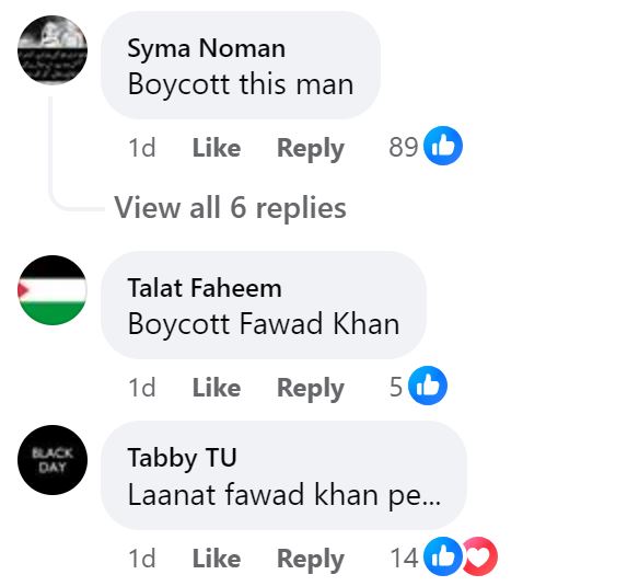 Fans Demand Continuous Boycott of Fawad Khan After Barzakh