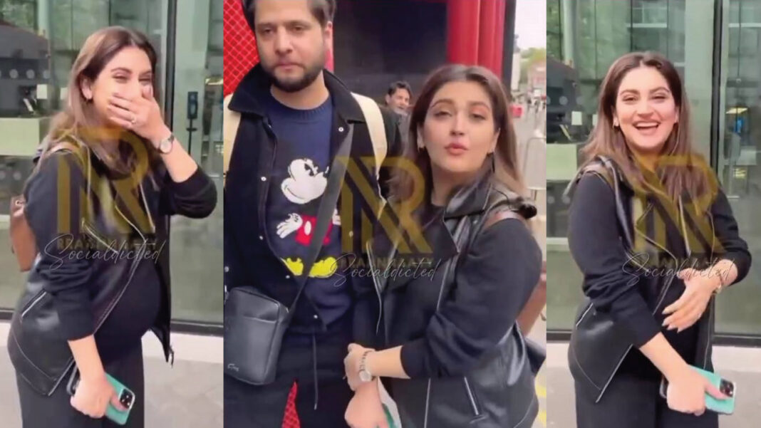 Hiba Bukhari Stepped Out in London Confirming Pregnancy Rumours