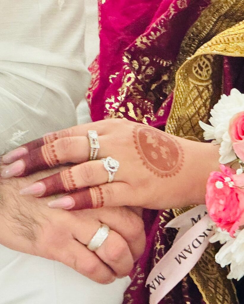 Jawaria Abbasi Shared Pictures of The Nikah Day