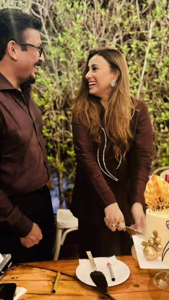 Madeha Naqvi And Her Husband Faisal Sabzwari Celebrate Madeha's Birthday