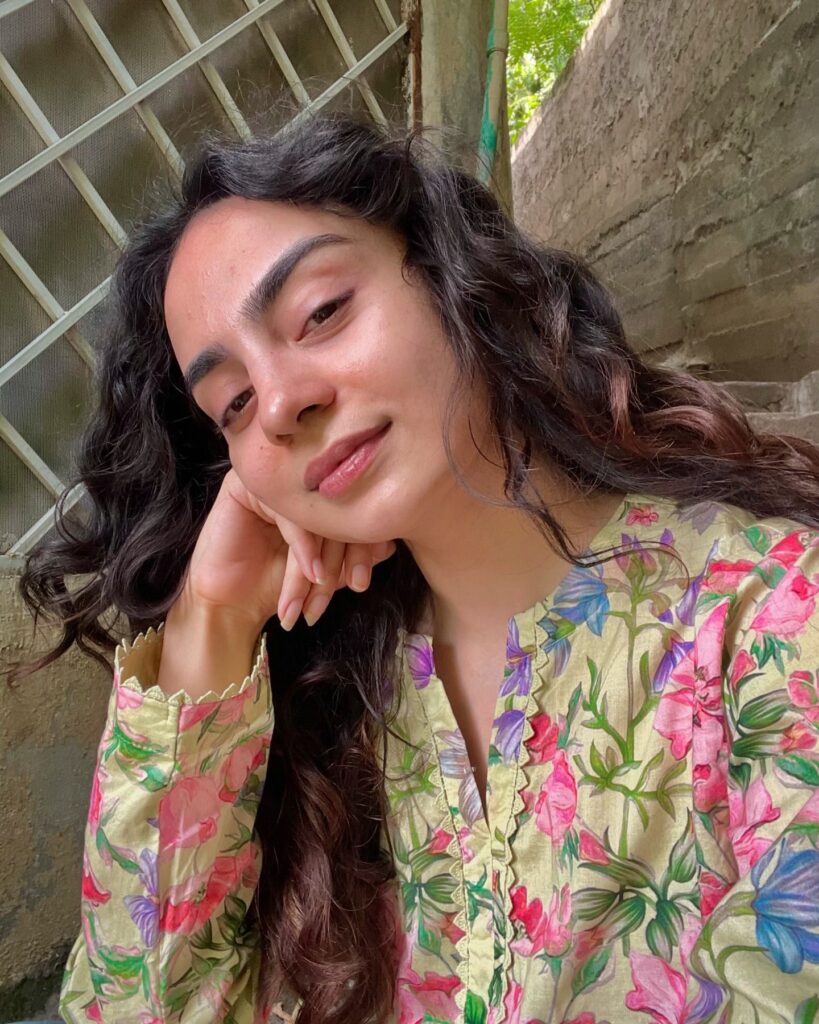 Mehar Bano In Hopar Valley Nagar, Pakistan, Enjoying Her Vacation with Friends