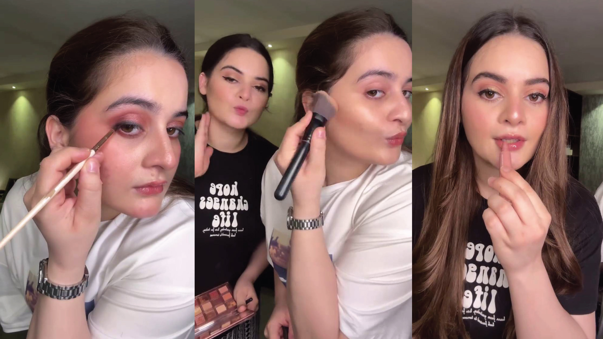 Minal Khan & Aiman Khan Provide a Simple Makeup Tutorial