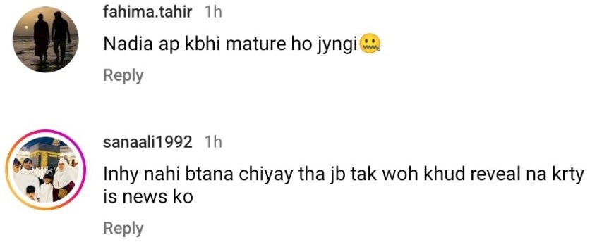 Nadia Khan Faces Criticism for Revealing the Pregnancy of Haba Bukhari