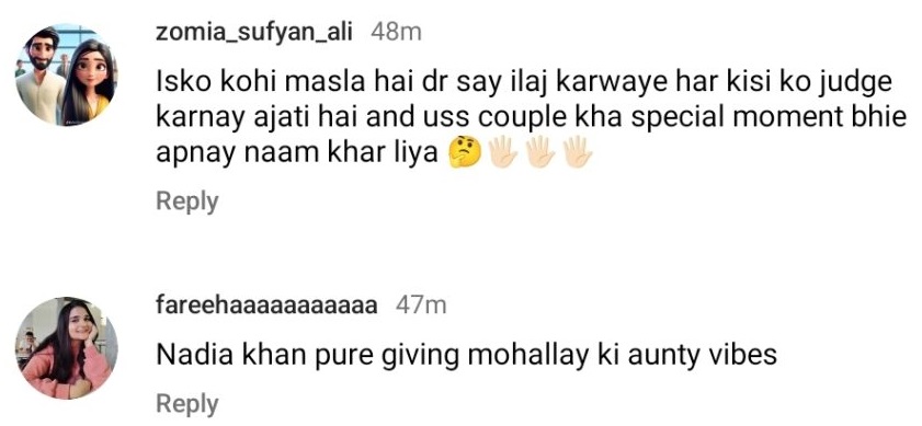 Nadia Khan Faces Criticism for Revealing the Pregnancy of Haba Bukhari