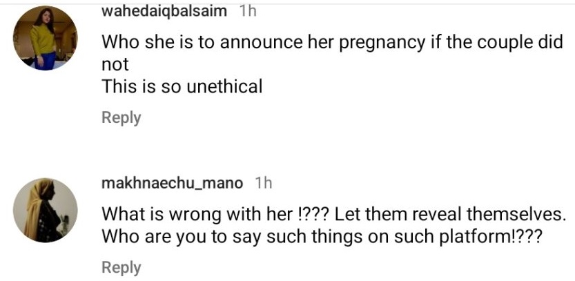 Nadia Khan Faces Criticism for Revealing the Pregnancy of Haba Bukhari