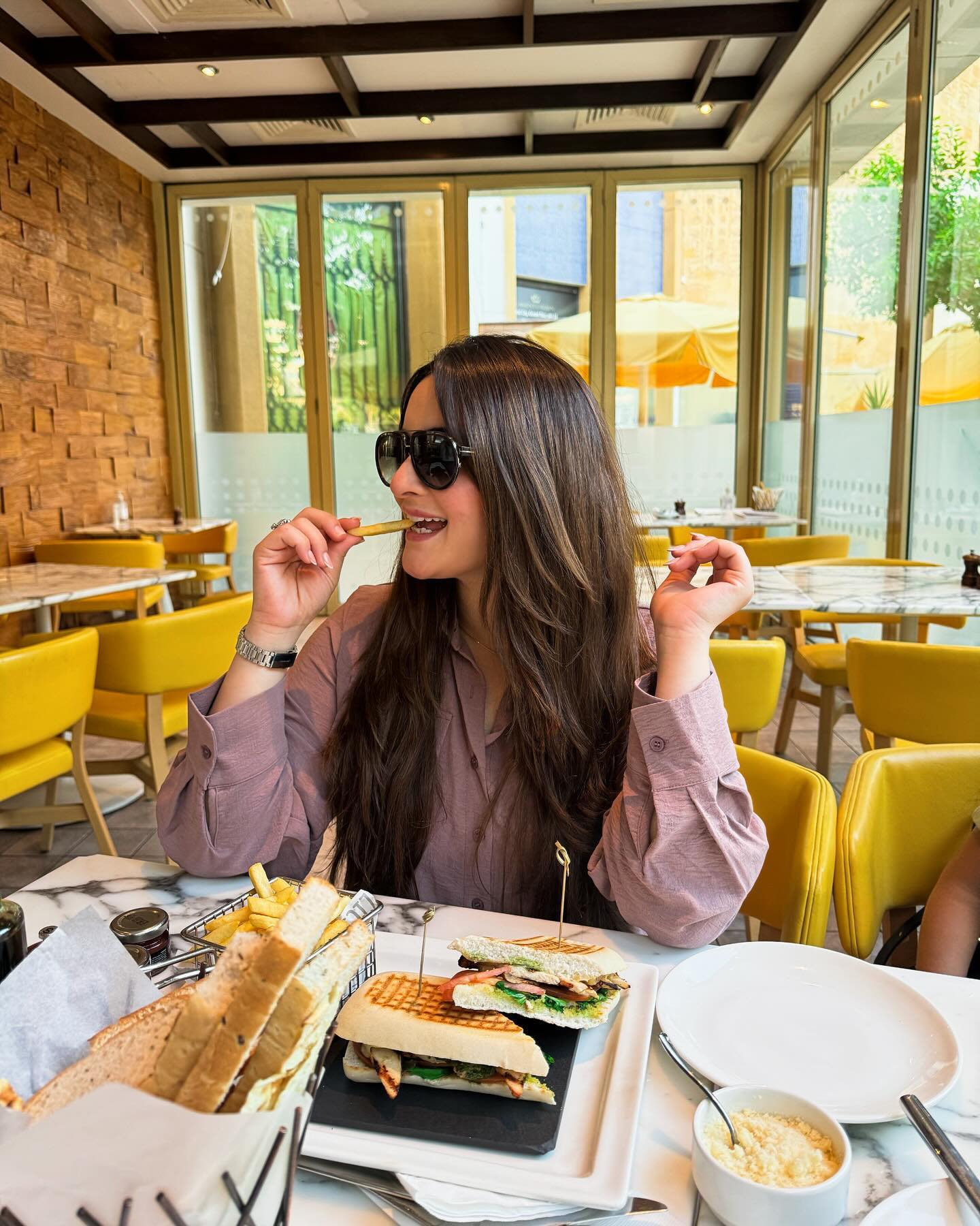 New Pictures Of Aiman Khan & Muneeb Butt From Baku & Dubai