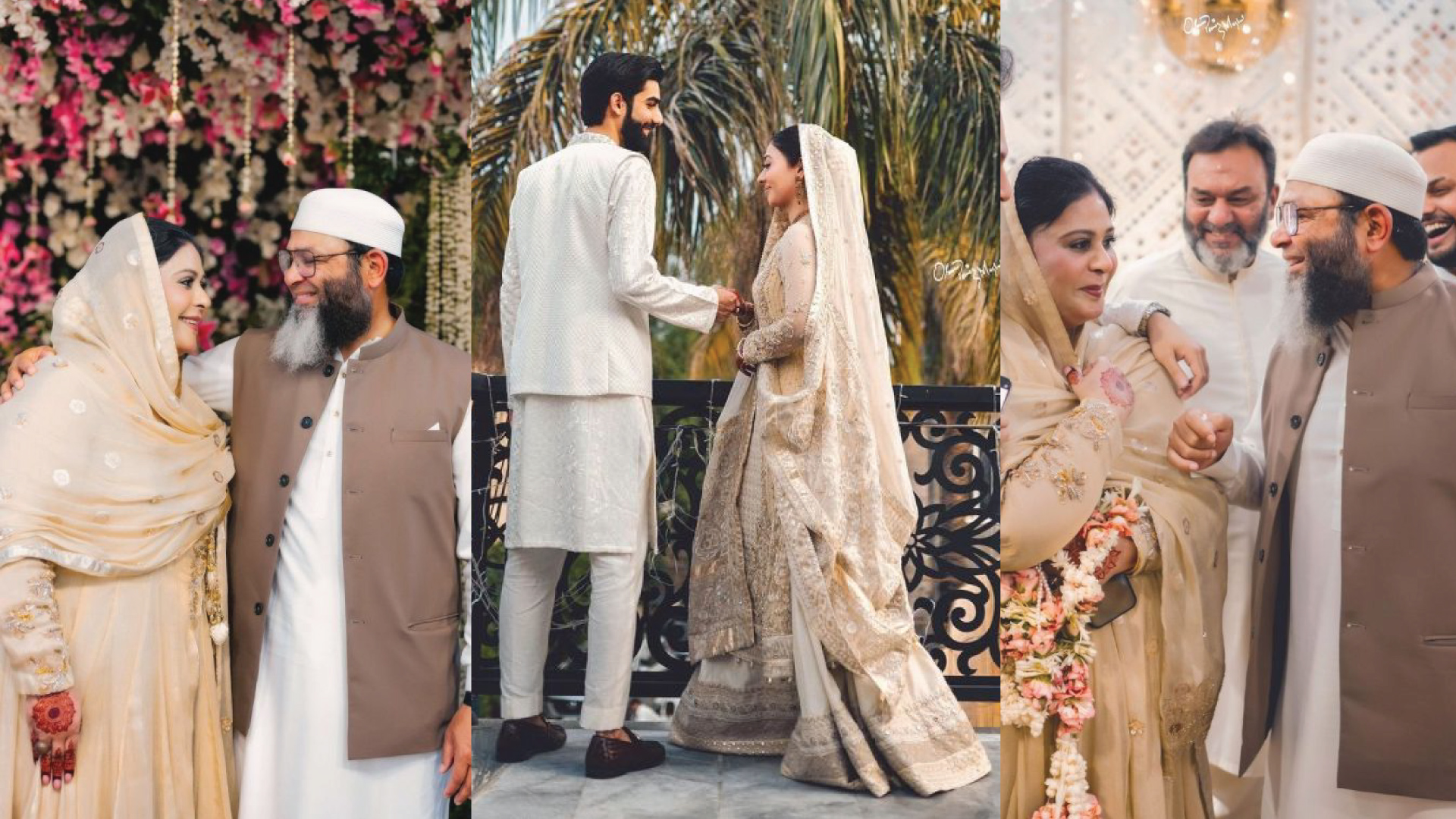 Pictures from Mushtaq Ahmed's daughter's wedding