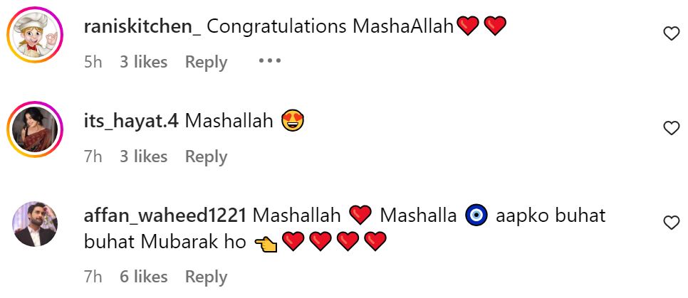 Saba Faisal Celebrated the Arrival of Her Third Grandchild