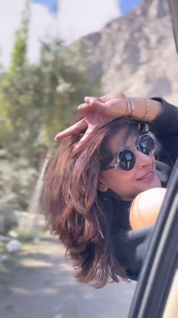 Saba Qamar Vacationed in Skardu