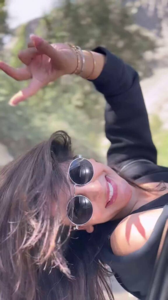 Saba Qamar Vacationed in Skardu