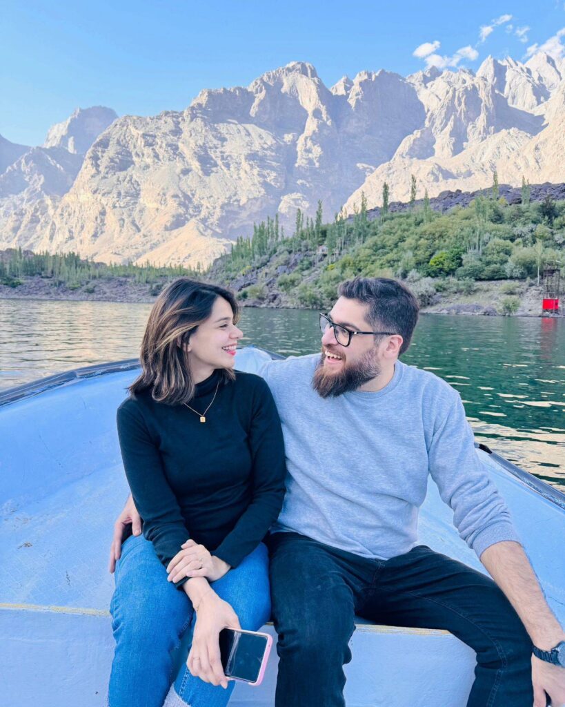 Srha Asgr Vacationed in Skardu with Her Husband