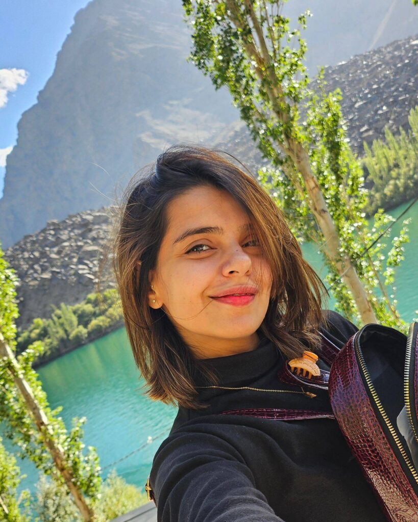 Srha Asgr Vacationed in Skardu with Her Husband
