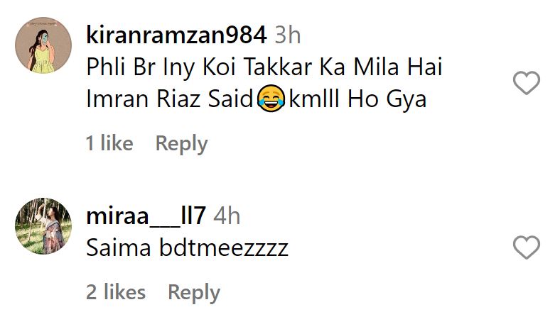 Tamasha 3 Saima Baloch Under Fire for Getting Angry During a Quarrel with Aqeel