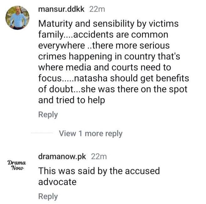 The Public Responds to The Family of Karsaz Victims' Out of Court Settlement with Natasha
