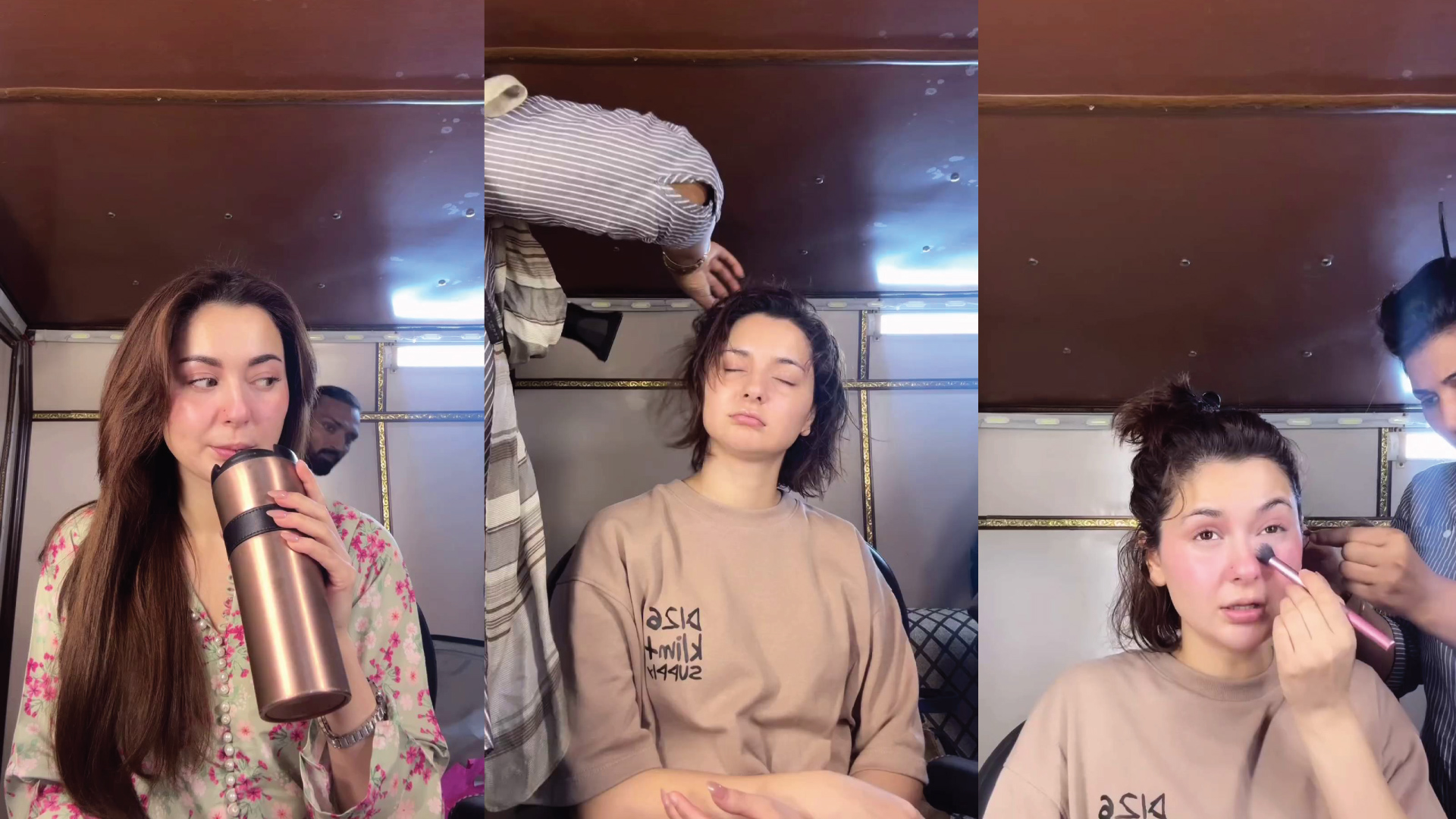 Video Of Sharjeena's Makeover for Kabhi Main Kabhi Tum Is Shared by Hania Aamir