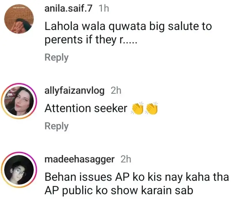 Alizeh Shah Responds Vigorously To Trolls
