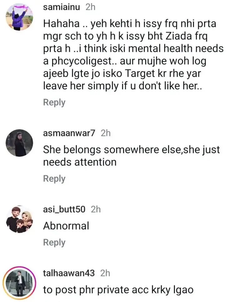 Alizeh Shah Responds Vigorously To Trolls