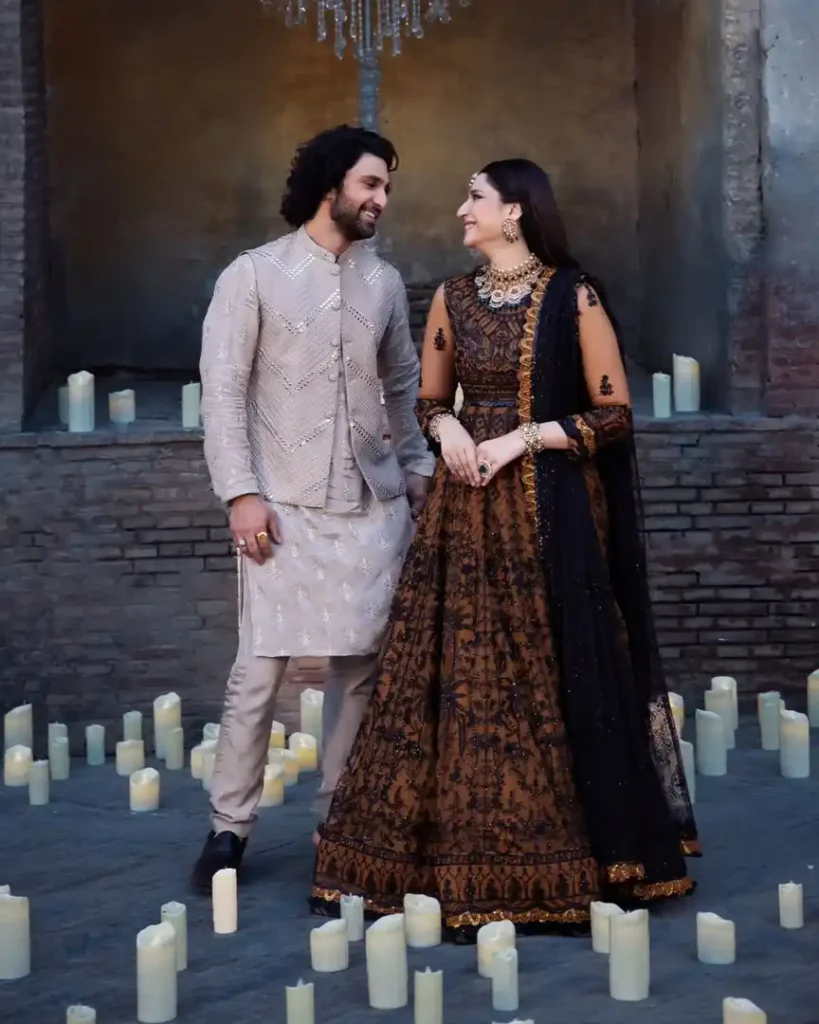 Asim Jofa's Latest Collection Featured Ahad Raza Mir & Ramsha Khan