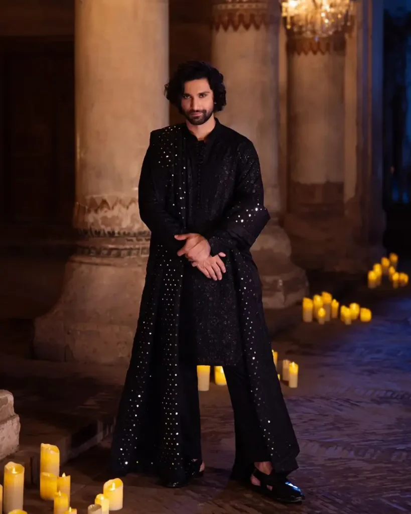 Asim Jofa's Latest Collection Featured Ahad Raza Mir & Ramsha Khan