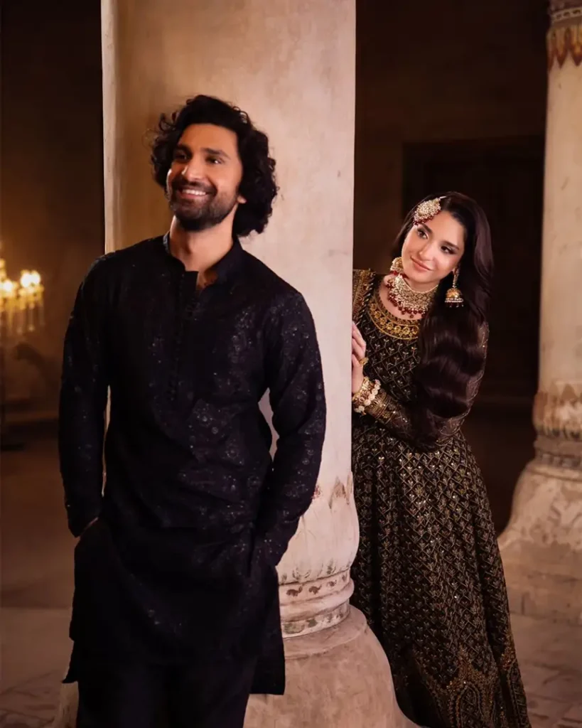 Asim Jofa's Latest Collection Featured Ahad Raza Mir & Ramsha Khan