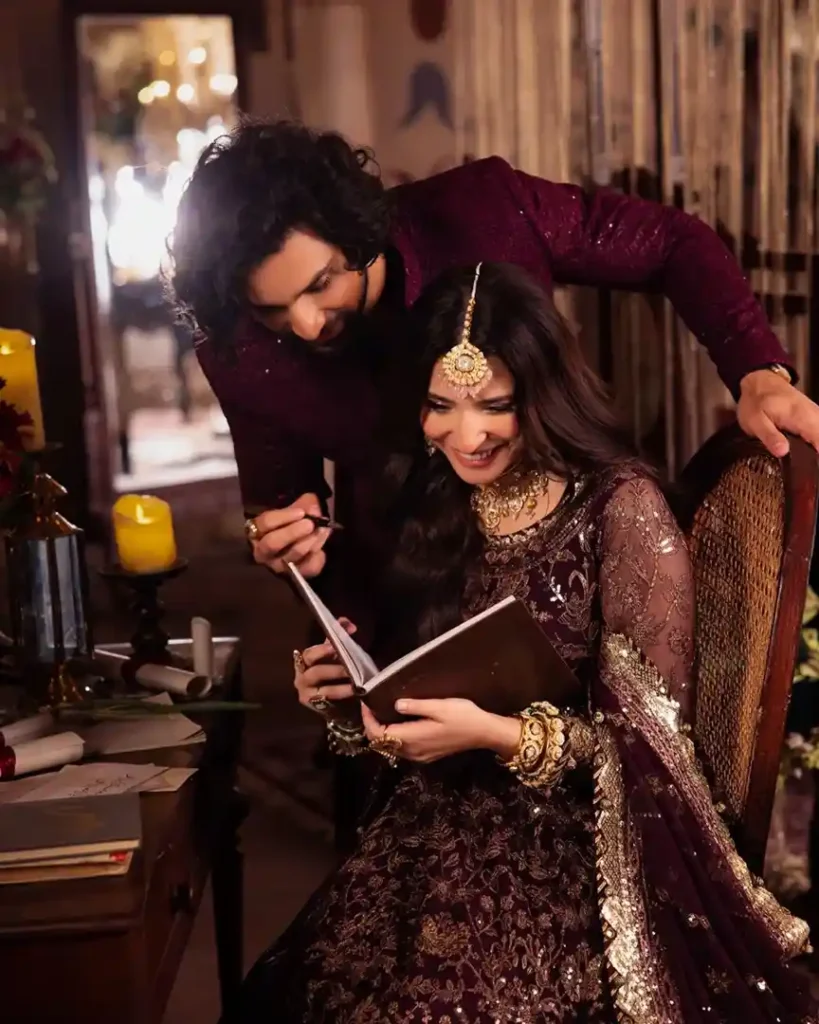 Asim Jofa's Latest Collection Featured Ahad Raza Mir & Ramsha Khan