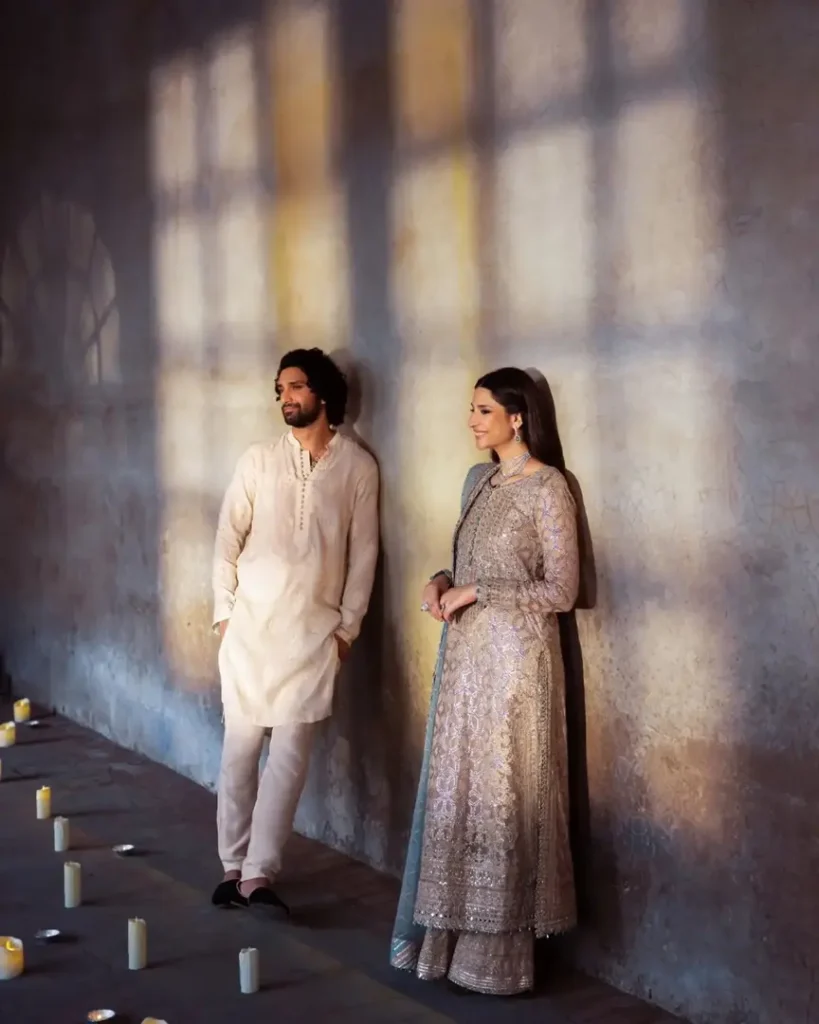 Asim Jofa's Latest Collection Featured Ahad Raza Mir & Ramsha Khan