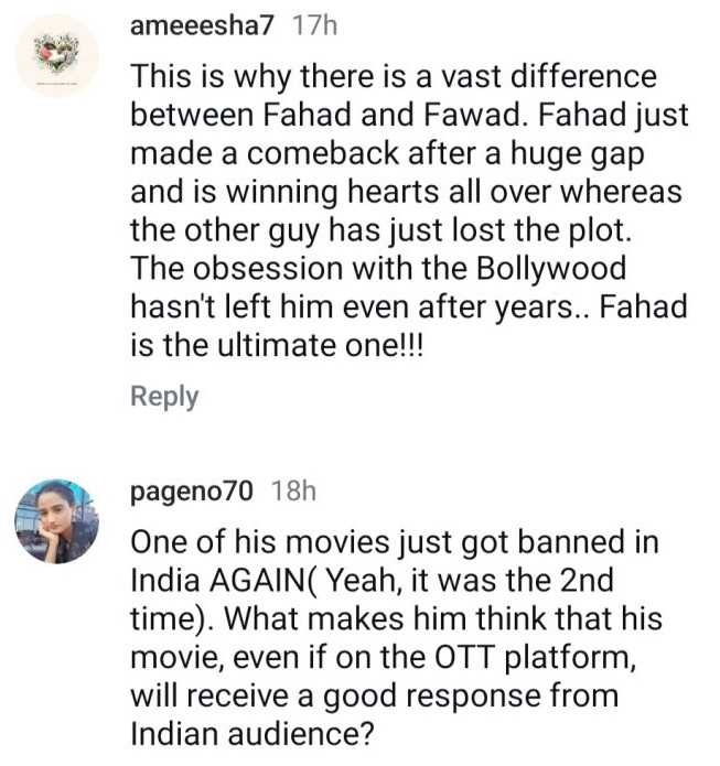 First Look Review Of Fawad Khan's Comeback Bollywood Film