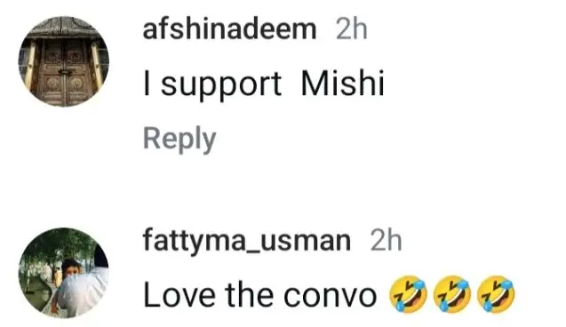 Iffat Omar And Mishi Khan Fight On Social Media
