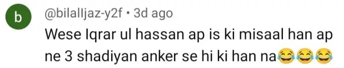 Iqrar Ul Hassan Is Criticized By The Public For Criticizing Dr Zakir Naik