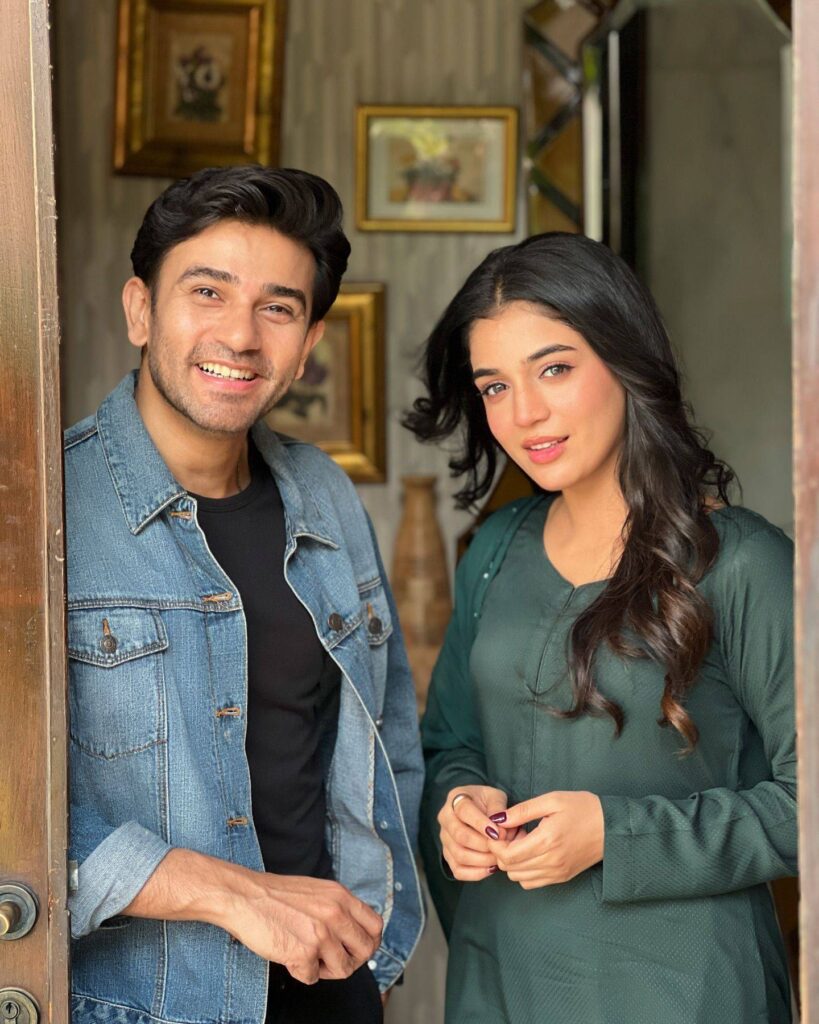 Pictures from the Drama Serial Kaffara BTS