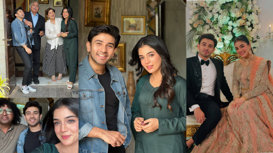Pictures from the Drama Serial Kaffara BTS