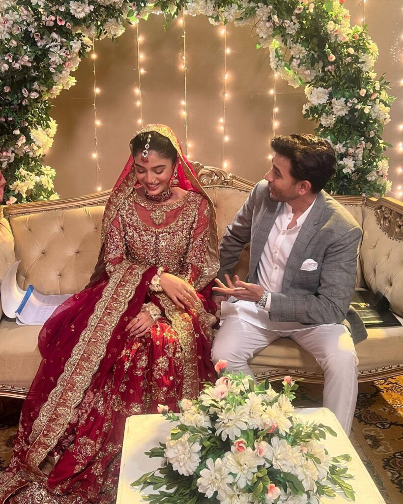 Pictures from the Drama Serial Kaffara BTS