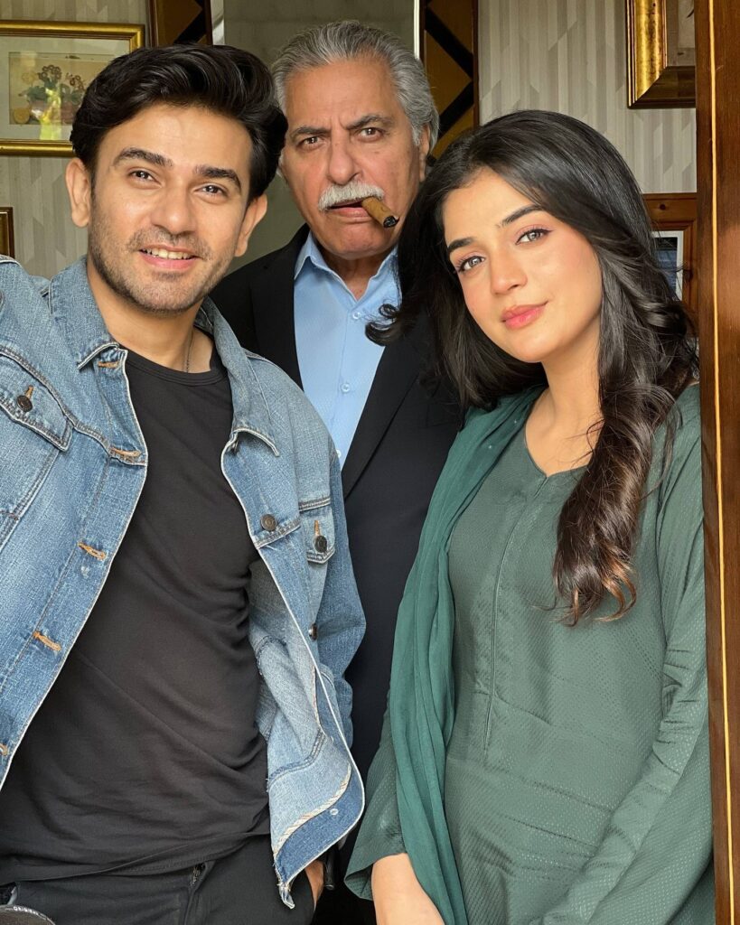 Pictures from the Drama Serial Kaffara BTS