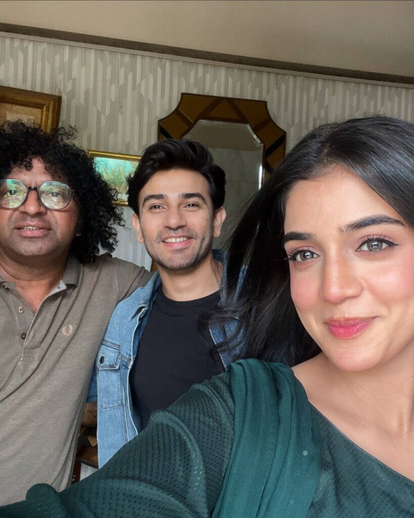 Pictures from the Drama Serial Kaffara BTS