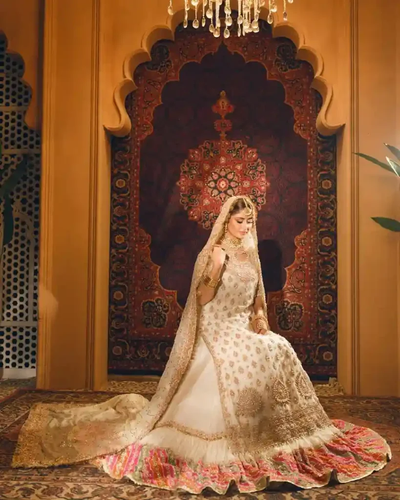 Recent Ethereal Bridal Shoot Pictures Of Sajal Aly For Aisha Imran