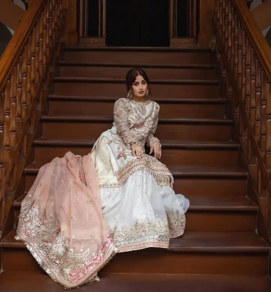 Recent Ethereal Bridal Shoot Pictures Of Sajal Aly For Aisha Imran