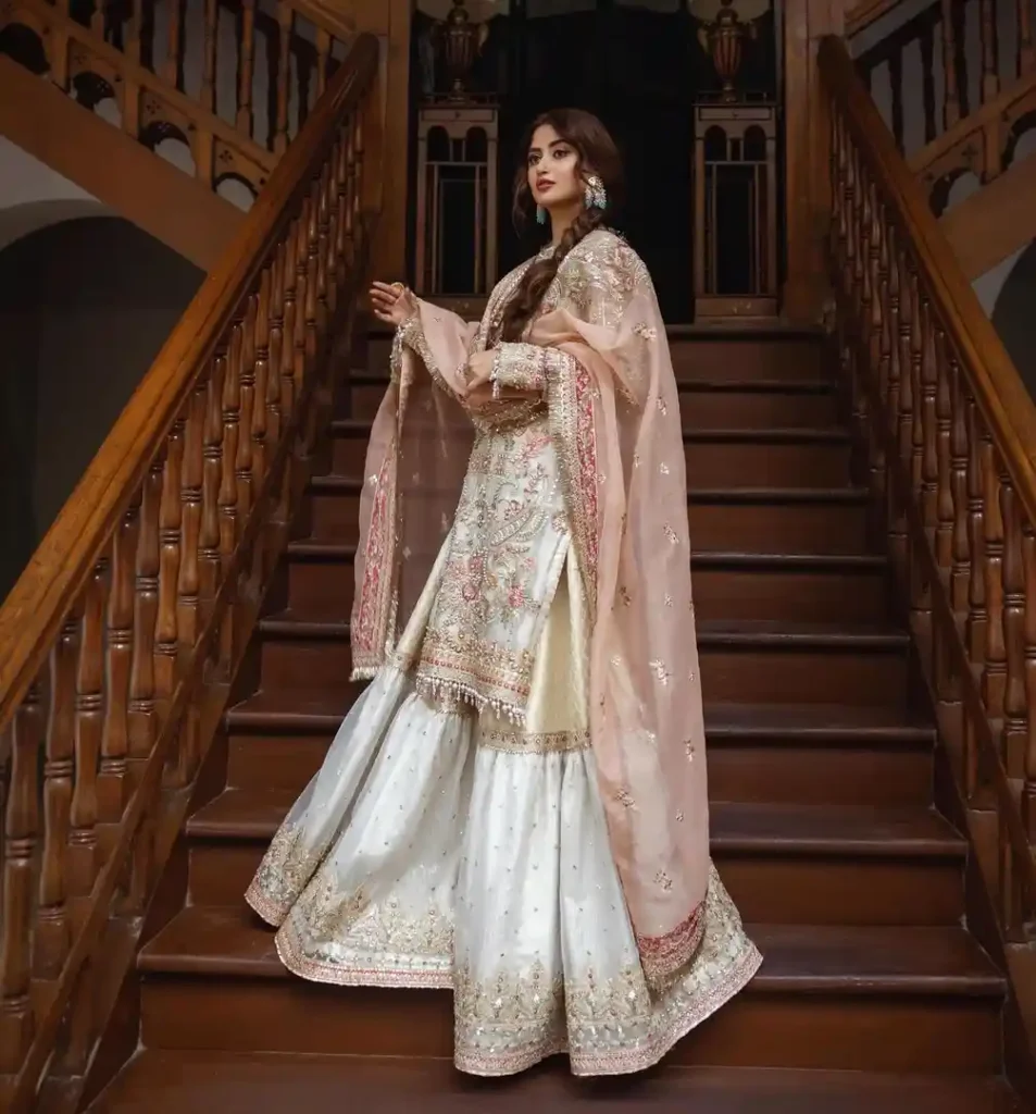 Recent Ethereal Bridal Shoot Pictures Of Sajal Aly For Aisha Imran