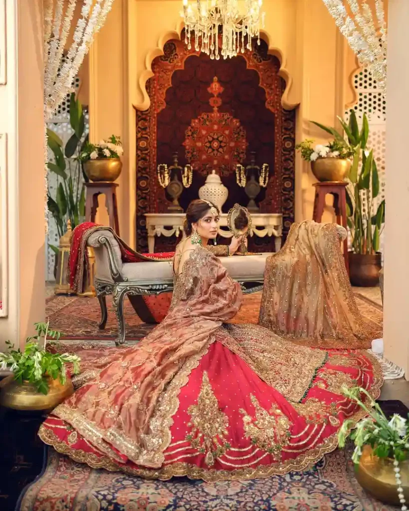 Recent Ethereal Bridal Shoot Pictures Of Sajal Aly For Aisha Imran